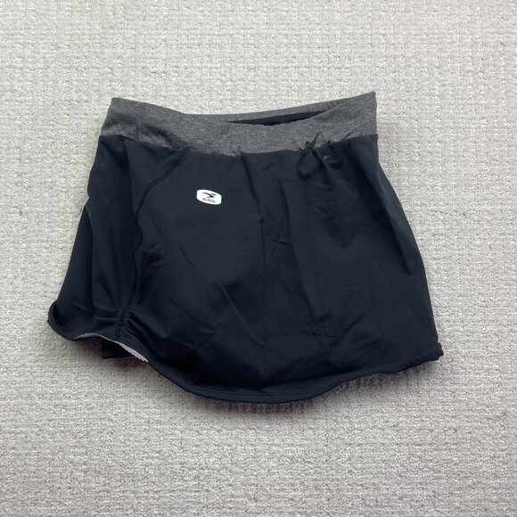 SUGOI Biker Paddded Skorts Womens Medium Black / Grey Cycling Racing Outdoor - Picture 9 of 11